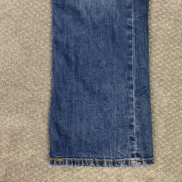 Levi's 527 Slim Bootcut Jeans Men's 40 x 32 Blue Cotton Boot Cut - Picture 4 of 16